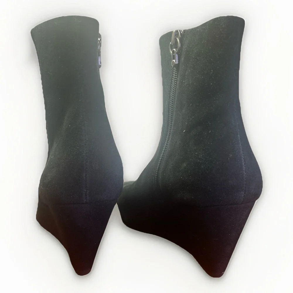 DONALD/PLINER Women's Black Suede 3